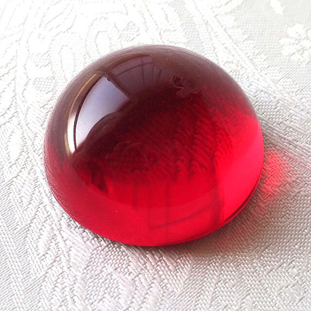 【スカーレットシフト】アンダラクリスタル 大きめ ルース 40mm｜ハンドメイド素材