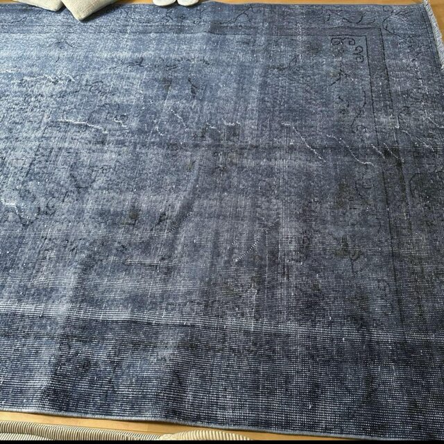 超大判160×288ブルーオーバーダイ レアカラー トルコ