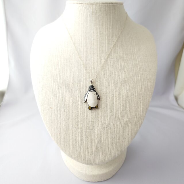 ジェンツーペンギン 漆ネックレス（sv） | iichi 日々の暮らしを