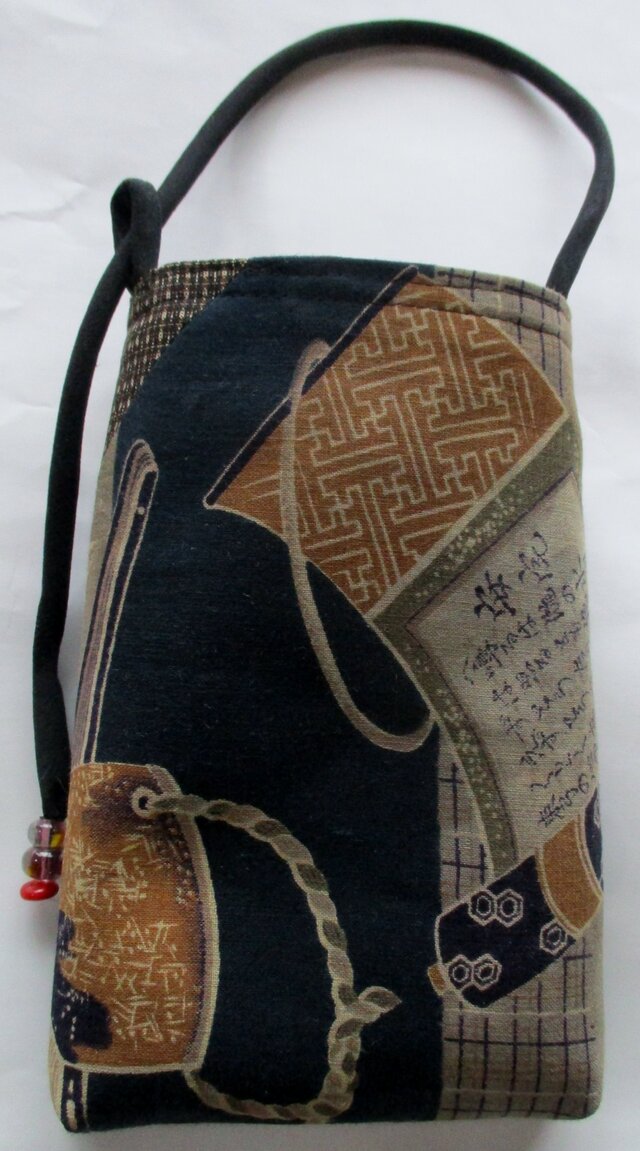 ８４０９　長襦袢で作ったスマホポーチ＃送料無料