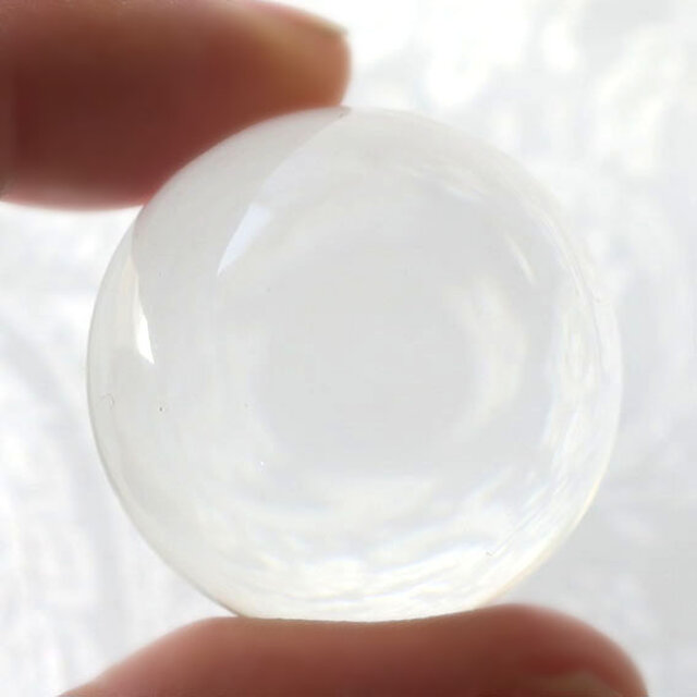 コズミックアイス】アンダラクリスタル クリア ラウンドルース 30mm