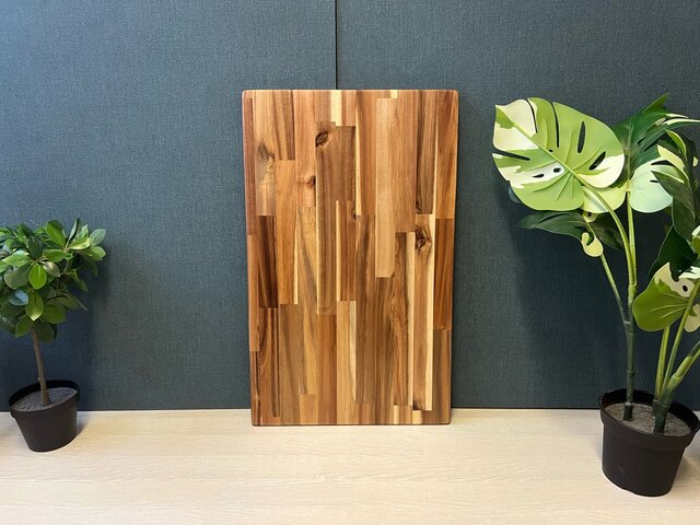 送料無料】 テーブル 長方形65cm 45cm アカシア アイアン製ボルト連結