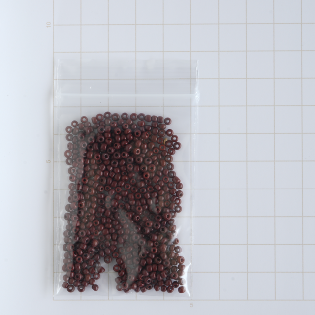 (10g) フランス製 ヴィンテージ シードビーズ 9/0 マホガニー