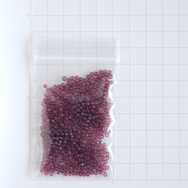 (9g) フランス製 ヴィンテージ シードビーズ 9/0 オパールプラム