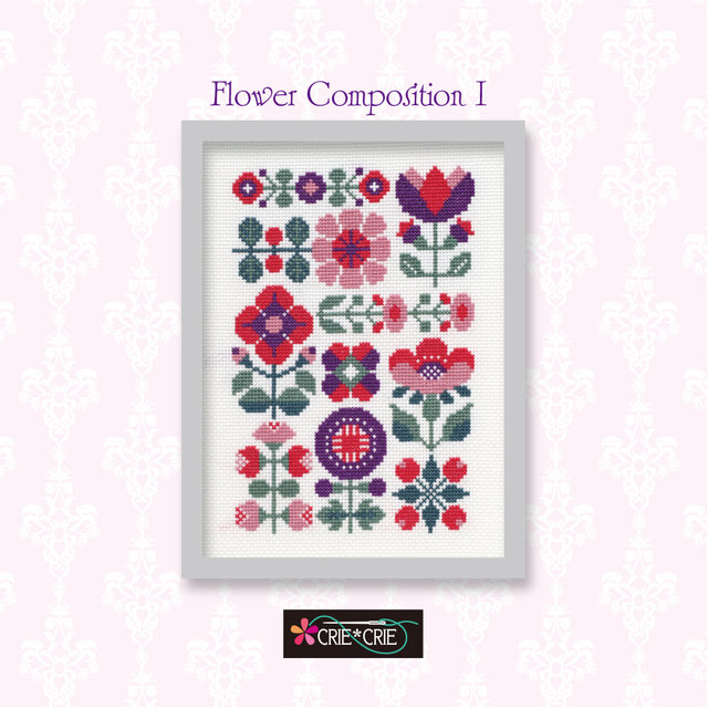 クロスステッチキット♥Flower Composition I　No.784