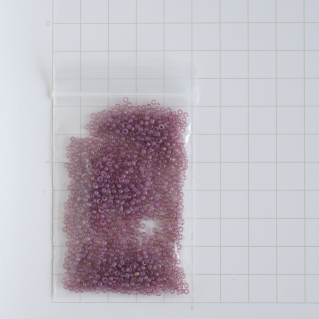 (7g) フランス製 アンティーク シードビーズ 10/0 スモーキーピンク