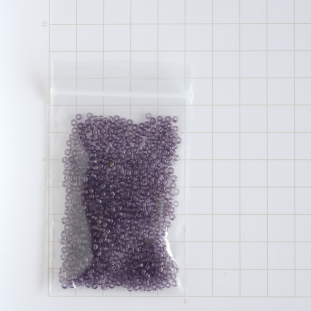 (9g) フランス製 ヴィンテージ シードビーズ 10/0 トランスパラントバイオレット