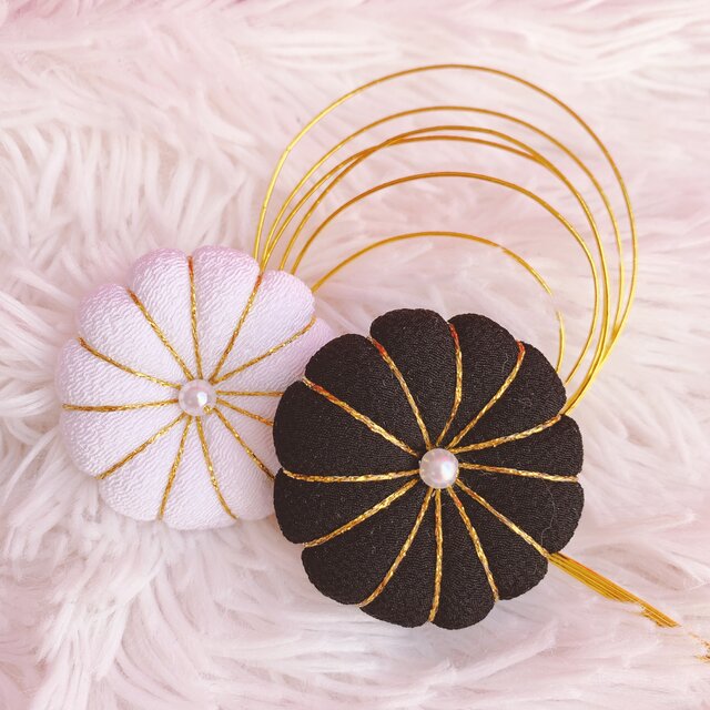 【ななみ様】専用　オーダー髪飾り 南天の実と水引の髪飾り 結婚式ヘア 成人式ヘア 卒業式ヘア ドライ