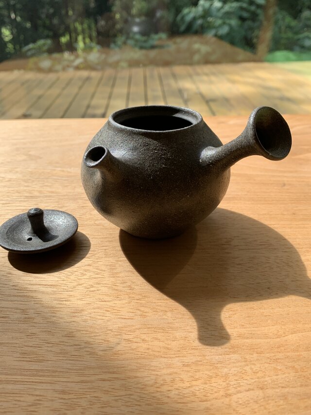 19世紀 平佐焼 鼈甲釉 急須 19世紀 平佐焼 鼈甲釉 急須