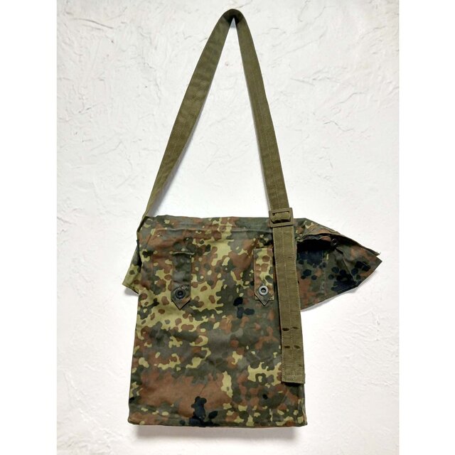ドイツ軍BW迷彩テントシートショルダーバッグ カモフラージュバッグ