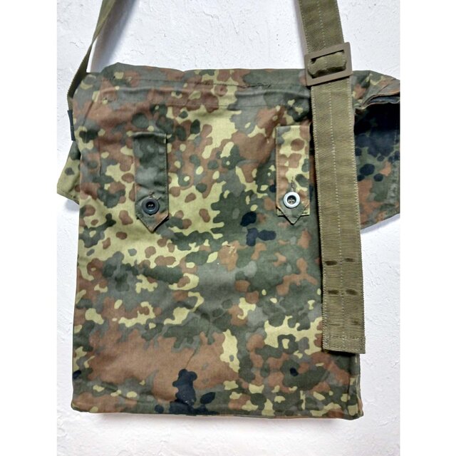 ドイツ軍BW迷彩テントシートショルダーバッグ カモフラージュバッグ