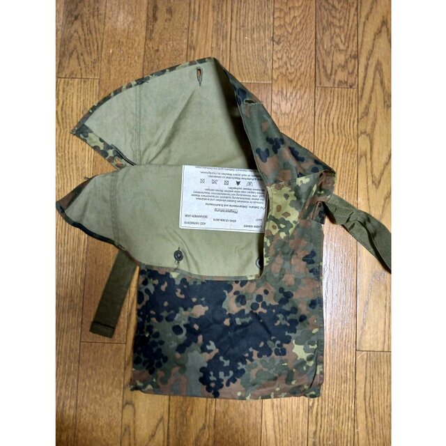 ドイツ軍BW迷彩テントシートショルダーバッグ カモフラージュバッグ