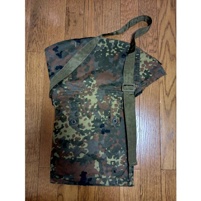 ドイツ軍BW迷彩テントシートショルダーバッグ カモフラージュバッグ