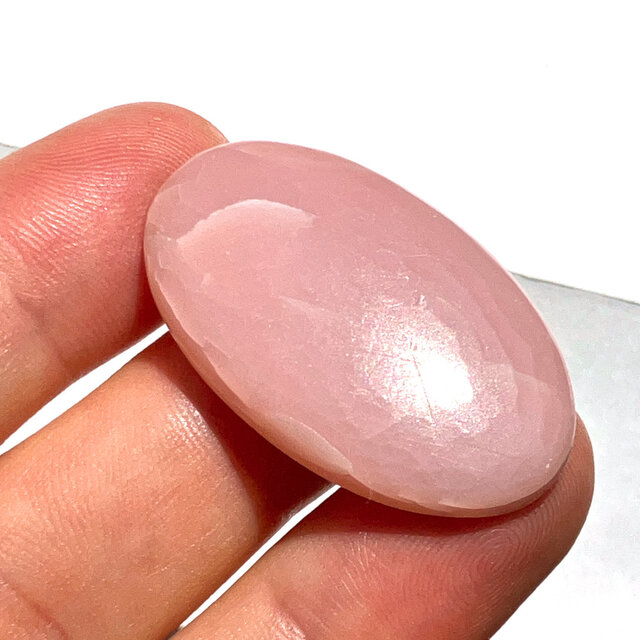 ピンクペタライト[3] 35x22mm 30Cts ルース／天然石／カボション