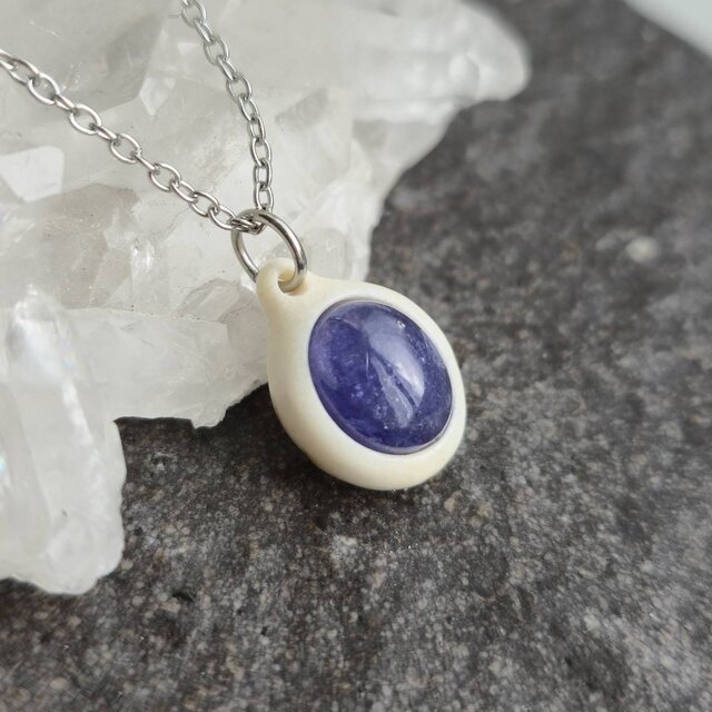 鹿の角 タンザナイトのネックレス#2