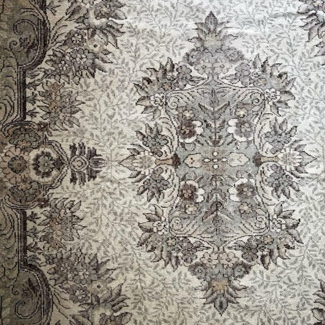 超大判187×287 ボタニカル 王道 トルコヴィンテージラグ | iichi 日々