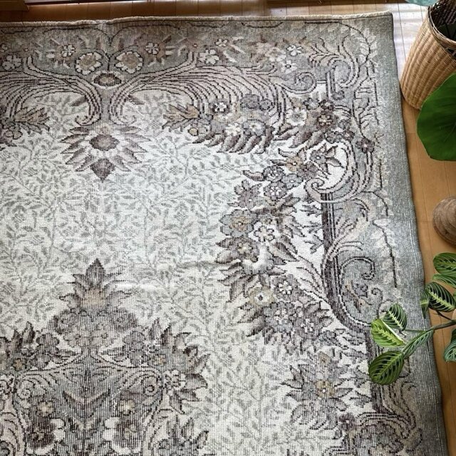 超大判187×287 ボタニカル　王道　トルコヴィンテージラグ 超大判187×287 ボタニカル 王道 トルコヴィンテージラグ | iichi 日々