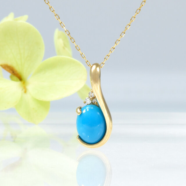 K10 ターコイズ ペンダントトップ CK088CIBSN | iichi 日々の暮らしを
