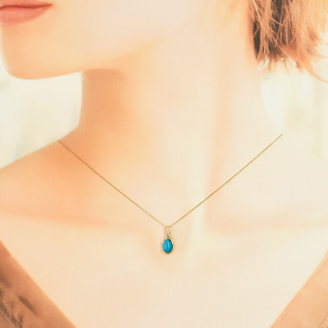 K10 ターコイズ ペンダントトップ CK088CIBSN | iichi 日々の暮らしを