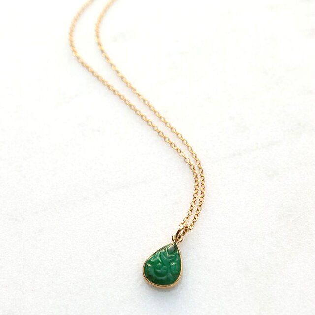 SCE-632 【CERCA】エメラルド ペンダントトップ 10K