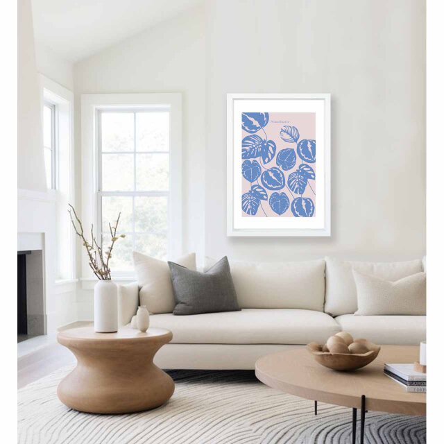 スカンジナビアカラー 植物 送料無料 イラスト A4〜A0 ポスター アート