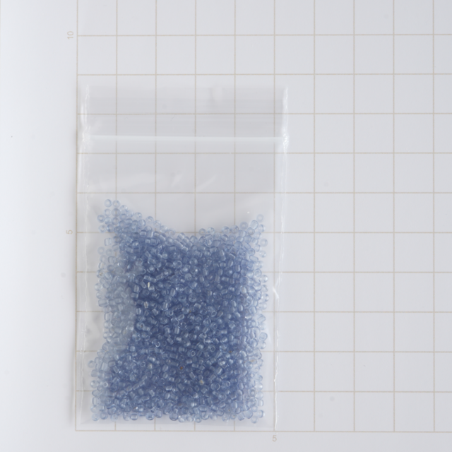 (9g) フランス製 ヴィンテージ シードビーズ 12/0 ブルーグレイ