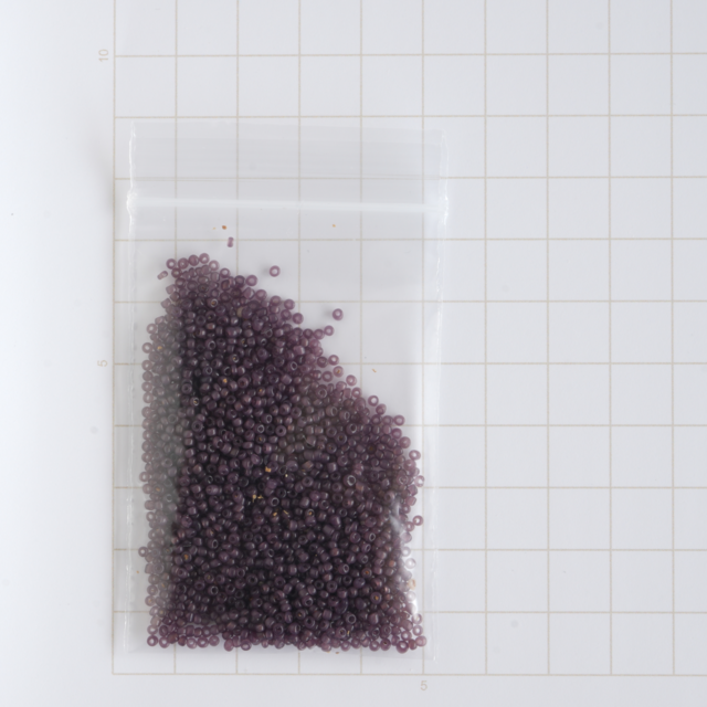 (7g) フランス製 アンティーク シードビーズ 13/0 バーガンディー