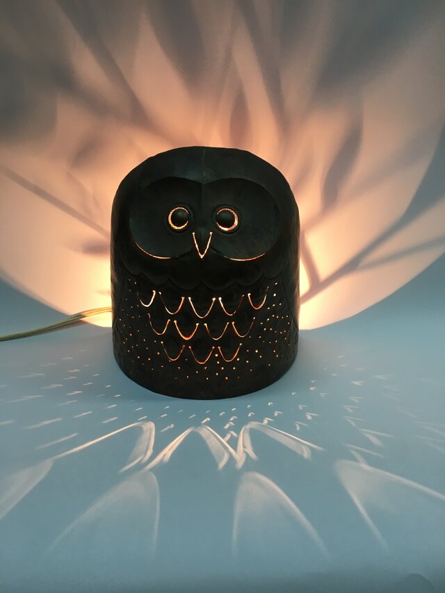 ふくろうランプ | iichi 日々の暮らしを心地よくするハンドメイドや