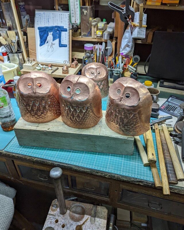 ふくろうランプ | iichi 日々の暮らしを心地よくするハンドメイドや