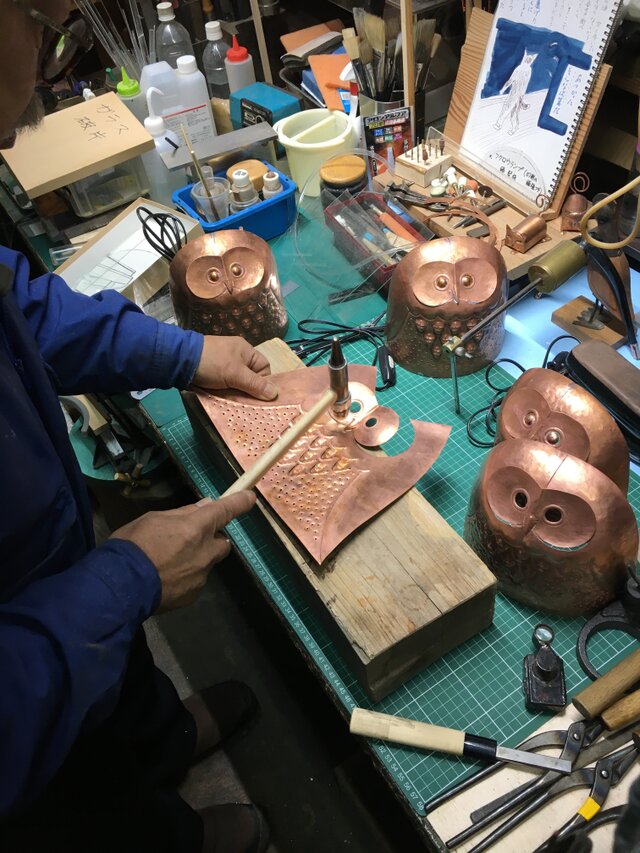 ふくろうランプ | iichi 日々の暮らしを心地よくするハンドメイドや
