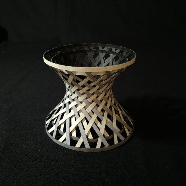 紙編み 二重（かみあみ ふたえ）01