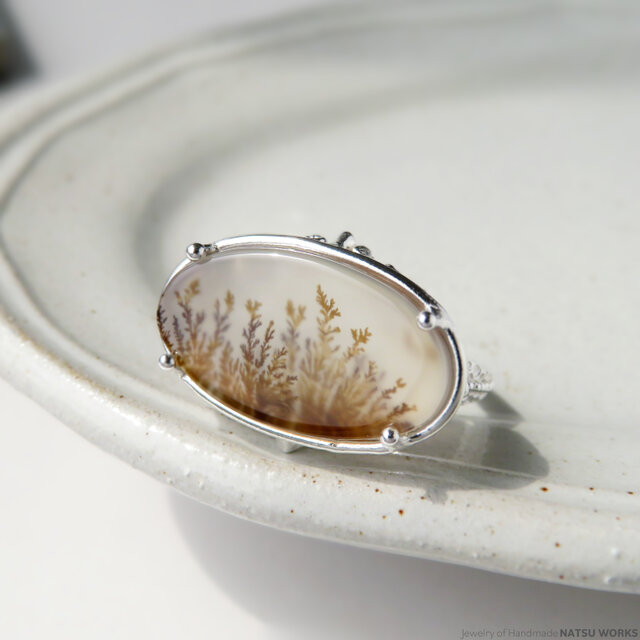デンドリティック　アゲートリング デンドリティック アゲートリング / Dendritic Agate Ring 5b