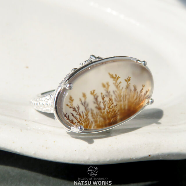 デンドリティックアゲート　リング デンドリティック アゲート リング / Dendritic Agate Ring E