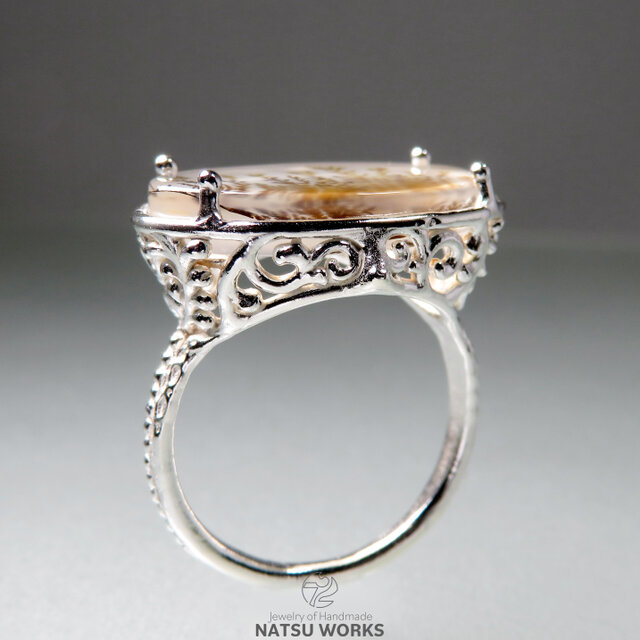 デンドリティック アゲート リング / Dendritic Agate Ring E | iichi