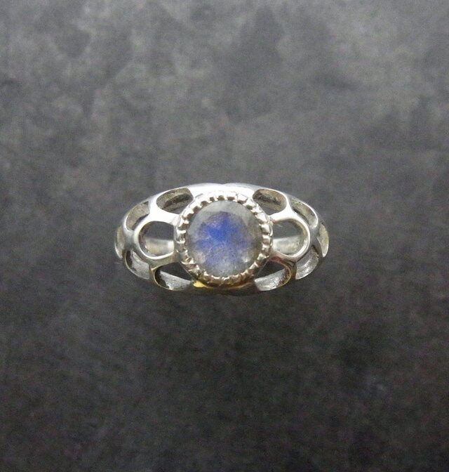 人魚姫の指輪（サイズ10) / SV925,ラブラドライト