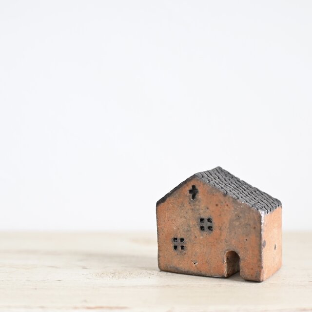 *こころこころほたる* ハンドメイド　木製　小さな街並み4点 小さな街 W-2 | iichi 日々の暮らしを心地よくするハンドメイドや