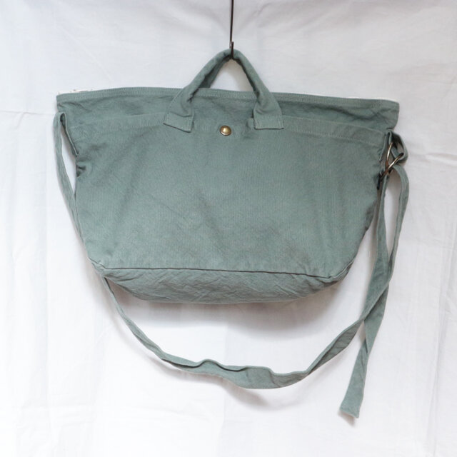 舟形ジップトートバッグ【2025秋冬限定カラー・銀鼠】(VC-39)