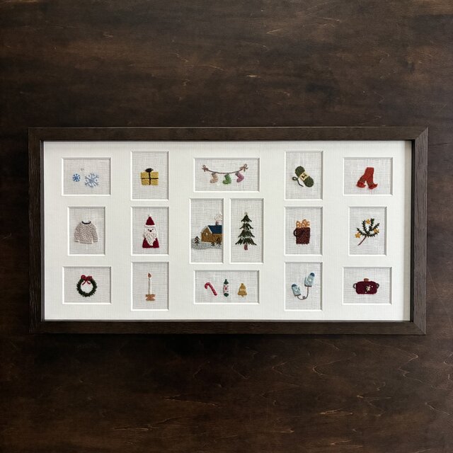 クリスマスの16図案