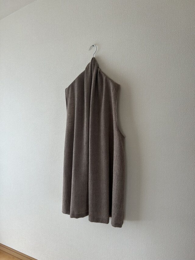 10%OFF  ショールカラーのベスト　サイズ展開あり