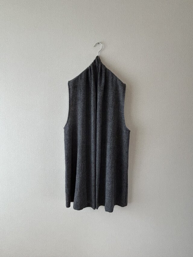 10%OFF  ショールカラーのベスト　サイズ展開あり