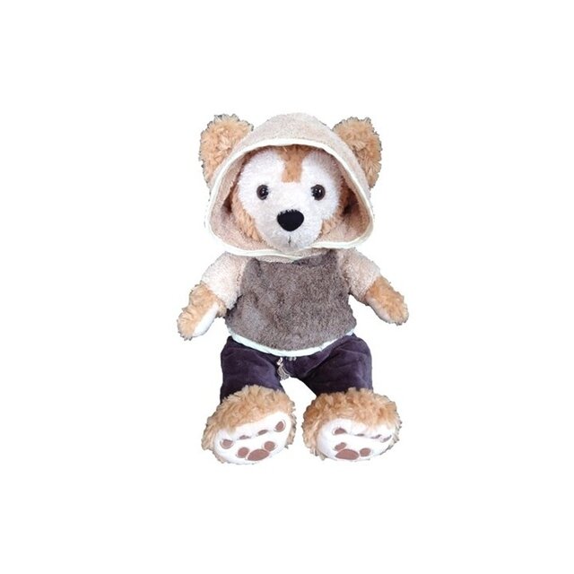 ダッフィー  コスチューム  Ｓサイズ 耳開き プルオーバーパーカー セット (ブラウン) (FELICE-D12)のコピー