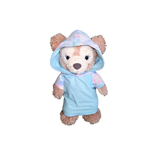 ダッフィー シェリーメイ コスチューム 単品 Ｓサイズ 耳開き パーカー Tシャツ ドレス (ブルー) (FELICE-SH3)