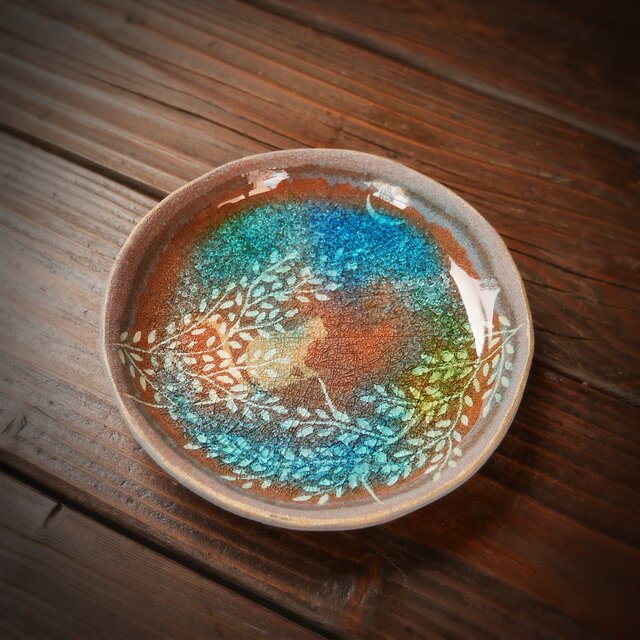 みずたまり小皿no.111 猫