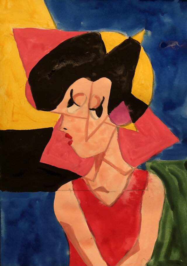 涼むキュビズムおかっぱこ