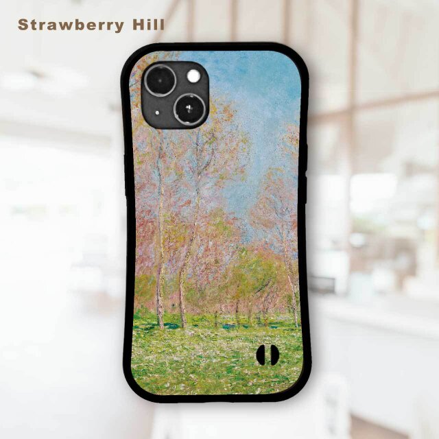 モネ　耐衝撃 グリップケース iPhoneケース