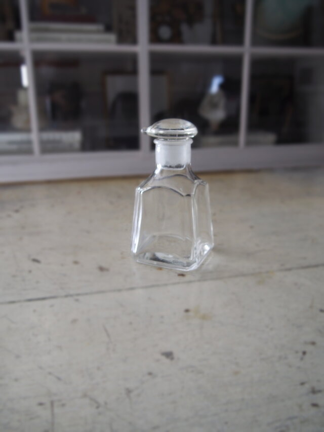 昭和レトロガラス　醬油さし　実用　ディスプレイ