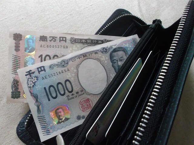 L型ファスナータイプのロングウォレット　牛革　刻印＆拭き染め L型ファスナータイプのロングウォレット 牛革 刻印＆拭き染め