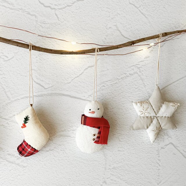 全員集合☆クリスマスオーナメントセット【ラッピング付き】 | iichi