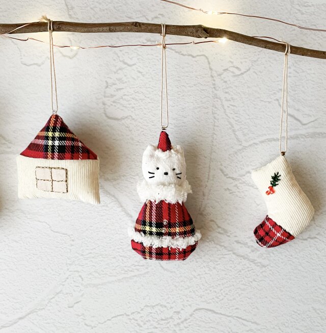 全員集合☆クリスマスオーナメントセット【ラッピング付き】 | iichi