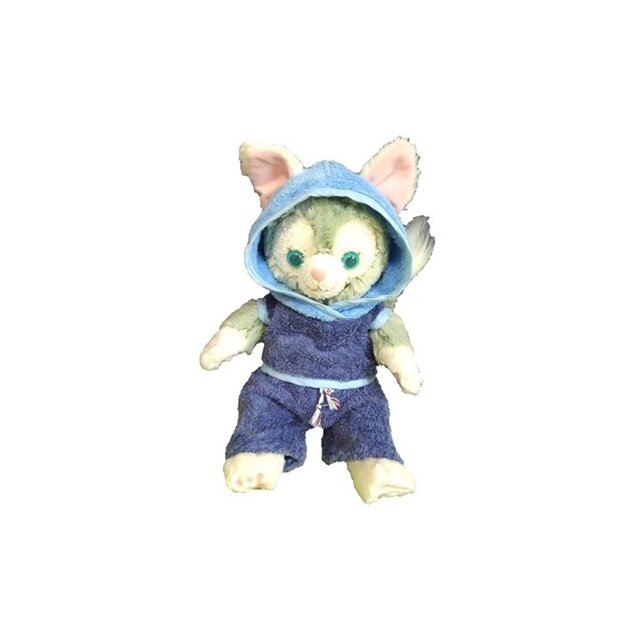 ジェラトーニ　Ｓサイズ コスチューム 服 耳開き ノースリーブパーカー ＆ パンツ セット (ブルー) (FELICE-G10)